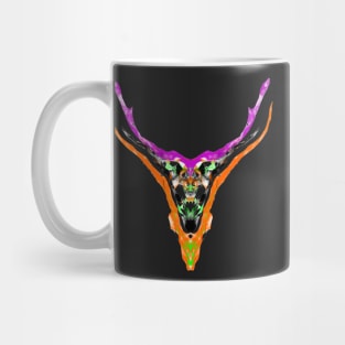 Abstract Deer Skull Mug